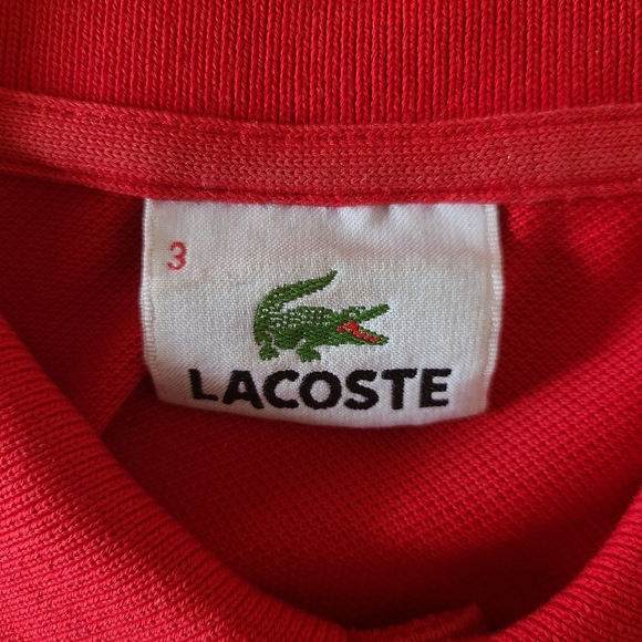 Lacoste Men Polo F5191 Red in size 3, small - Picture 7 of 12
